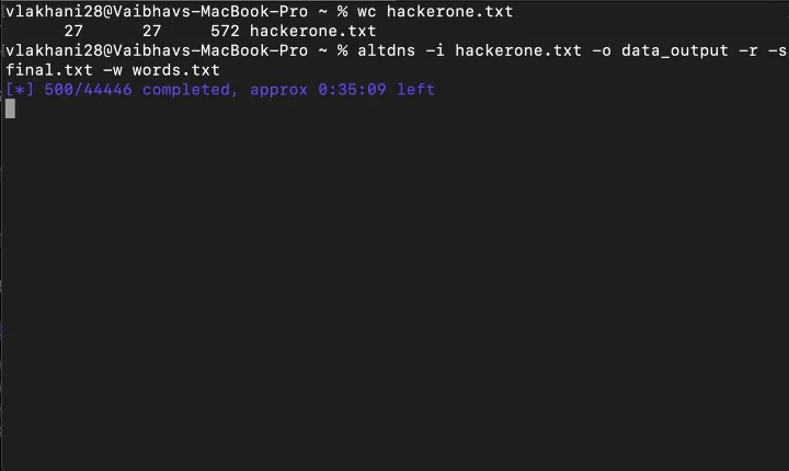 Active Subdomain Enumeration Using FFUF