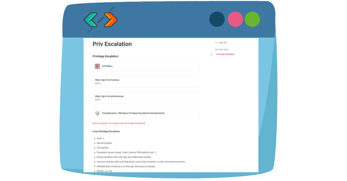 Privilege Escalation Overview
